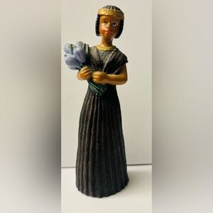 Vintage Figurine with Flowers